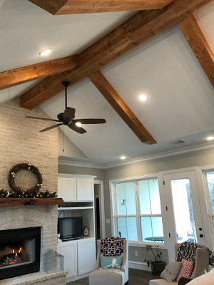 Exposed Wood Beams